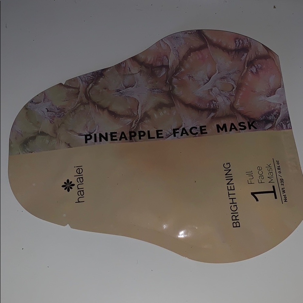 Pineapple face mask